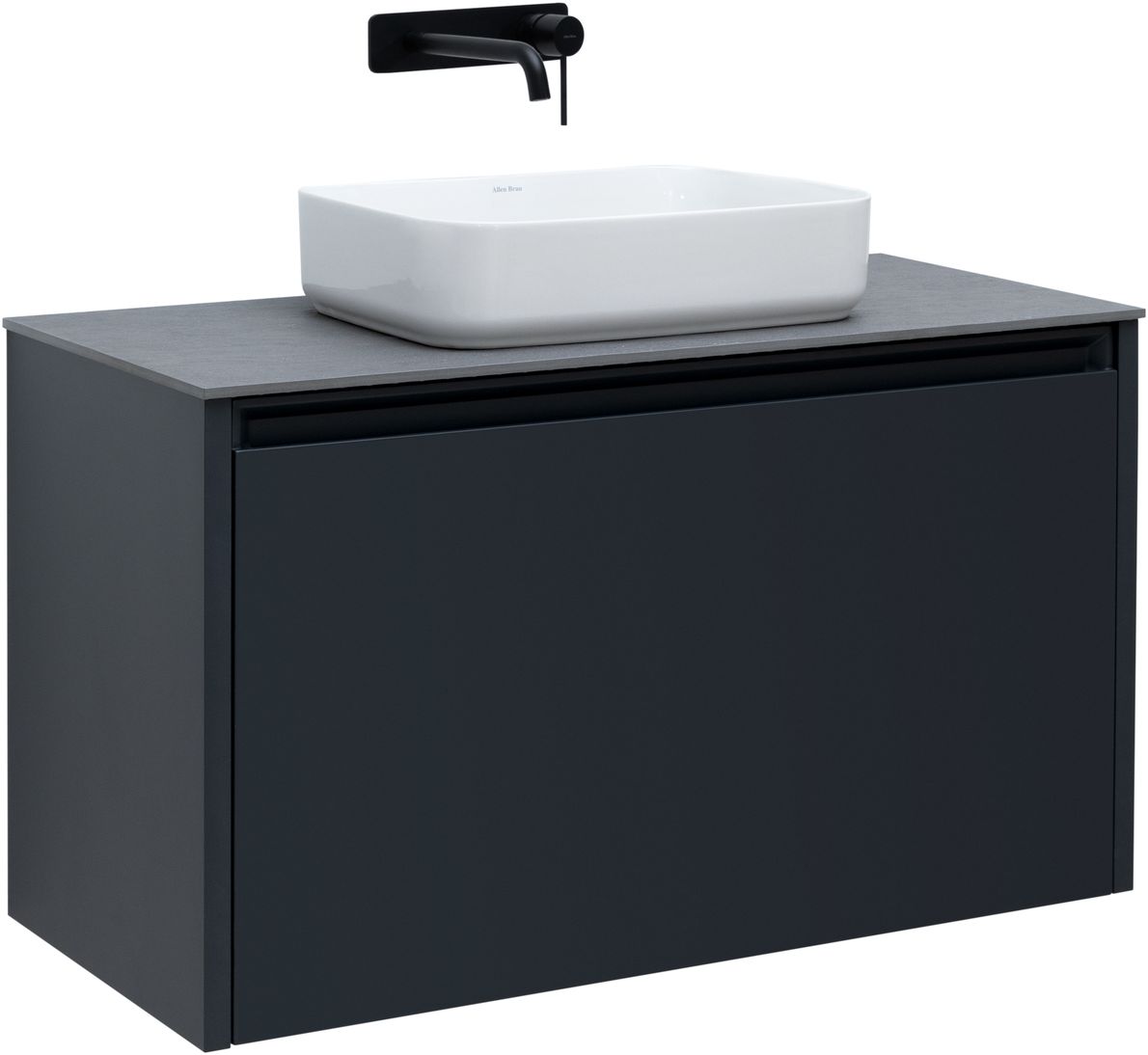 Тумба под раковину Allen Brau Fantasy 100x46x56.8 см антрацит 1.11004.AM
