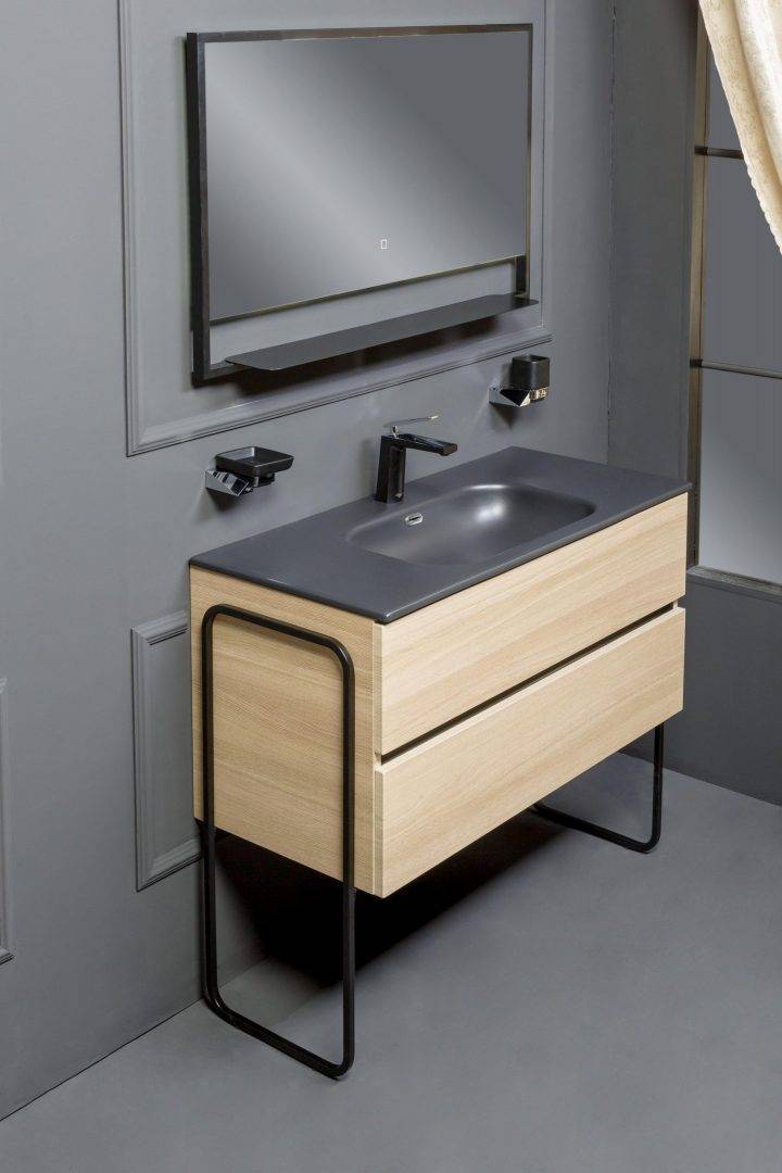 Тумба подвесная Armadi Art Vallessi 80х46х53 см светлое дерево 837-080-L