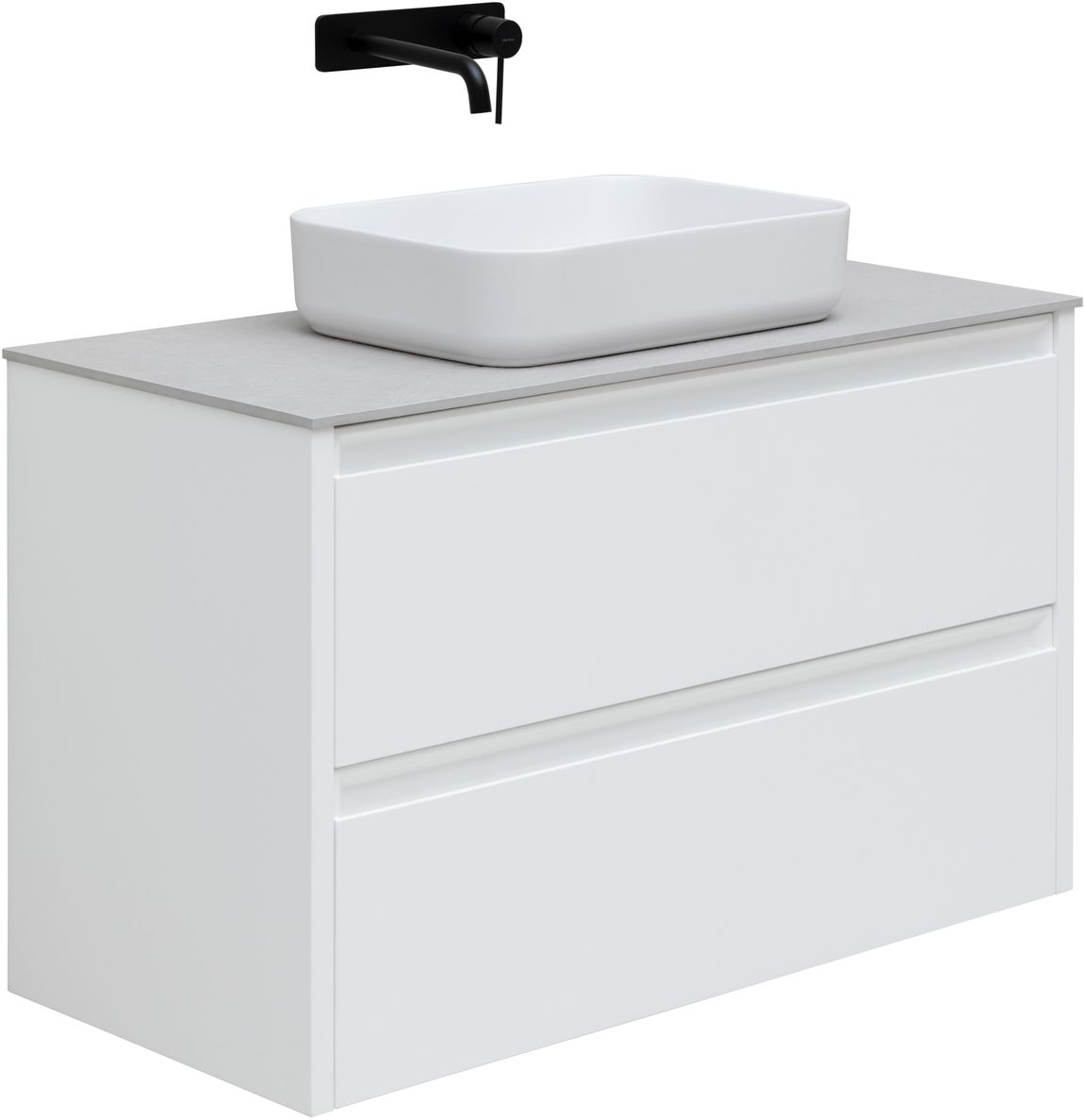 Тумба под раковину Allen Brau Fantasy 100x46x62 см белая 1.11003.WM