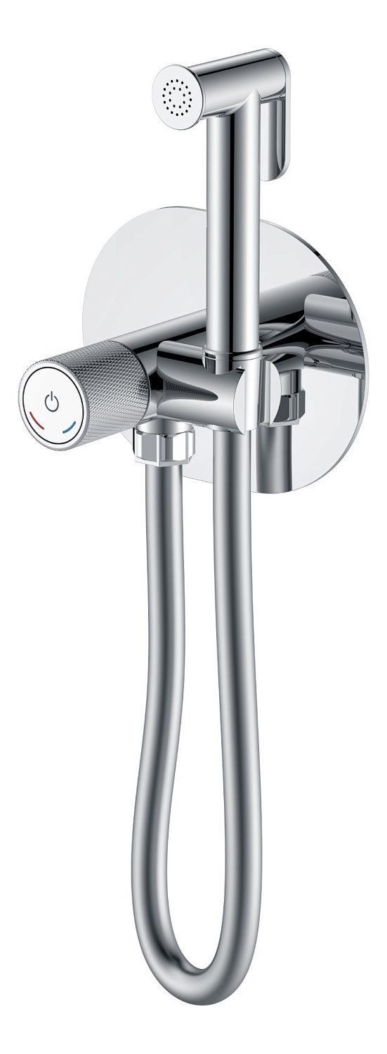 Гигиенический душ со смесителем Boheme Tech шланг 120 см chrome 157-CR
