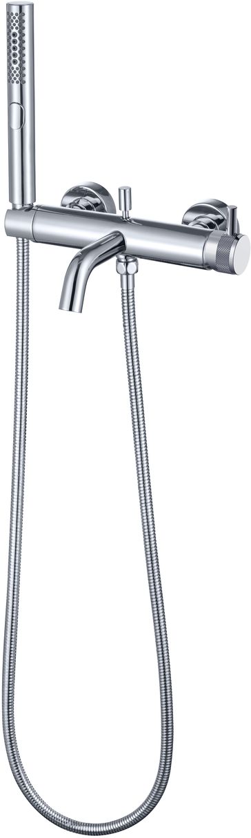Смеситель для ванны с ручным душем Allen Brau Priority на 2 отверстия хром 5.31D10-00