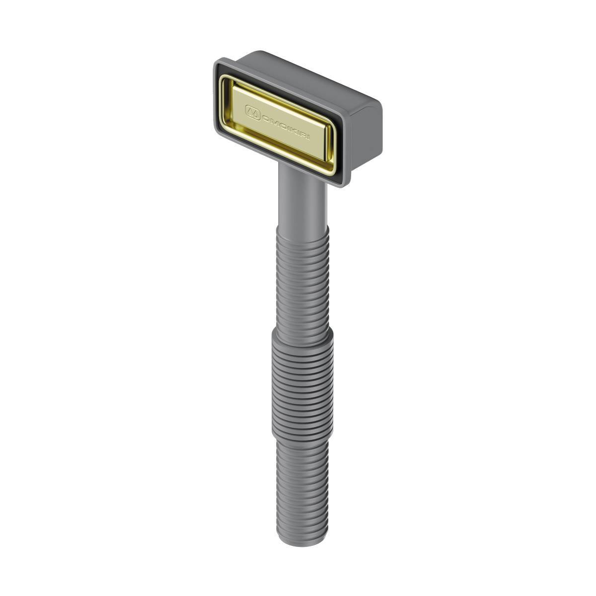 Сменный прямоугольный перелив Omoikiri OV-1-S-LG нержавеющая сталь светлое золото 4998048