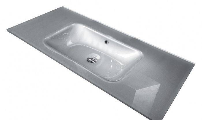 Столешница Armadi Art Lucido 101х52х1.2 см серебро/поталь 852-100-SLF