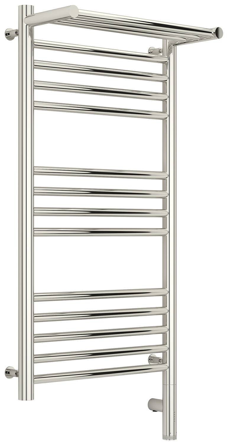 Полотенцесушитель электрический Сунержа Богема 3.0 с 1 полкой 432x924 мм правый без покрытия 00-5807-8040