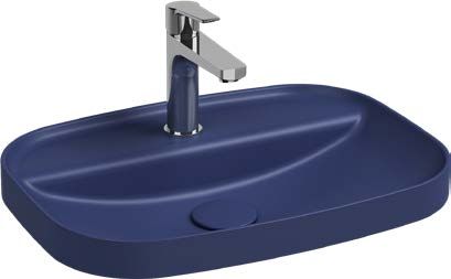 Раковина встраиваемая сверху Allen Brau Fantasy 55х40х11.4 см индиго 4.11034.ID