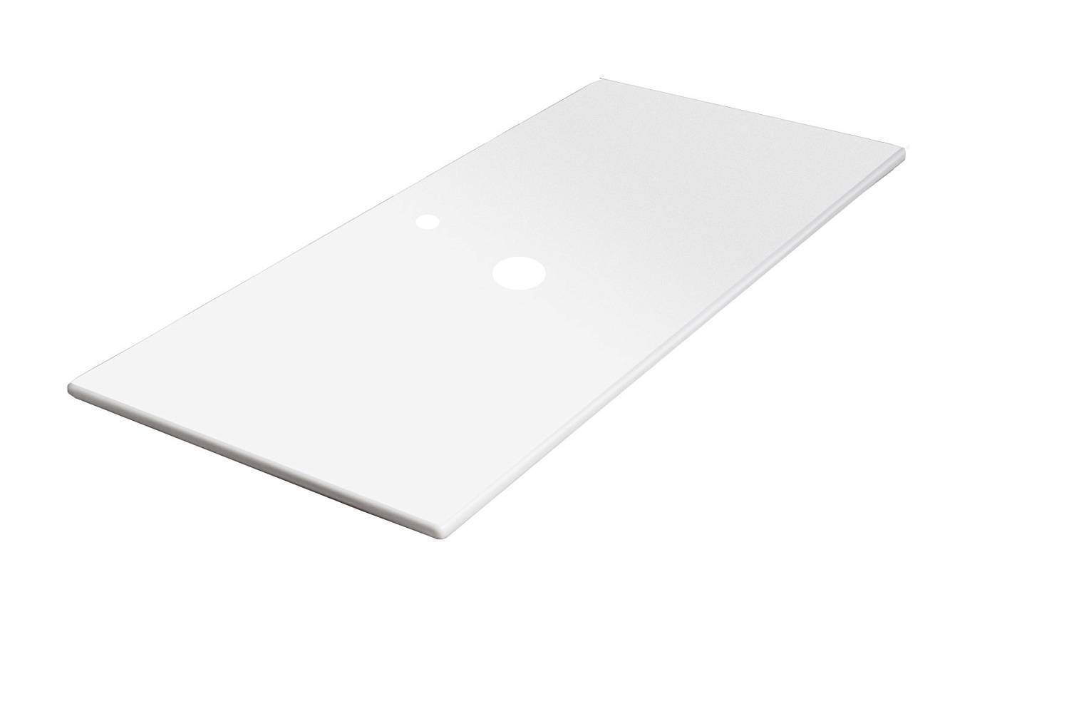 Столешница Armadi Art Vallessi 61х46х1 см белая 840-060-W