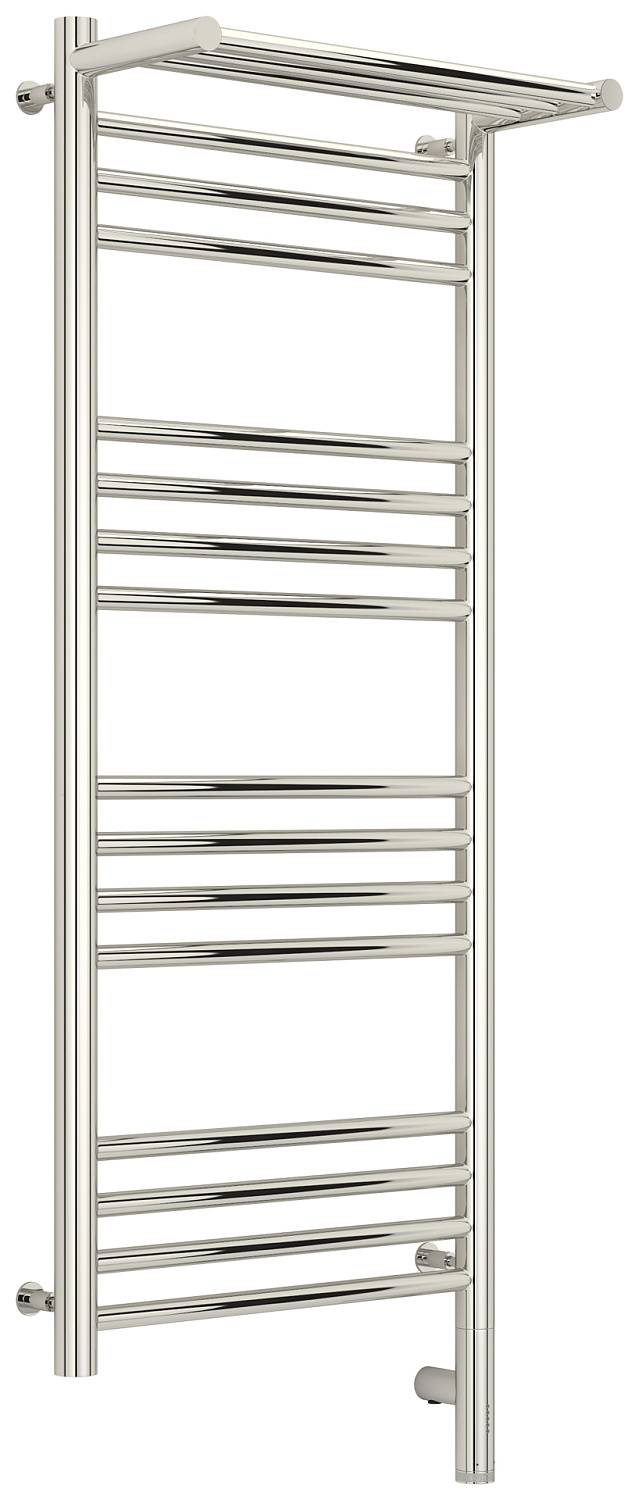 Полотенцесушитель электрический Сунержа Богема 3.0 с 1 полкой 432x1124 мм правый без покрытия 00-5807-1040