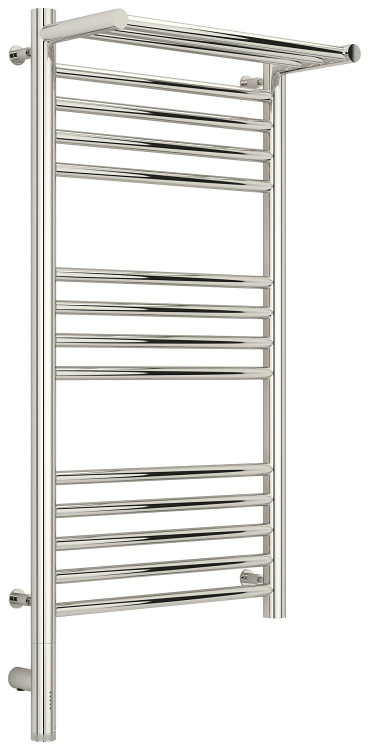 Полотенцесушитель электрический Сунержа Богема 3.0 с 1 полкой 432x924 мм левый без покрытия 00-5806-8040