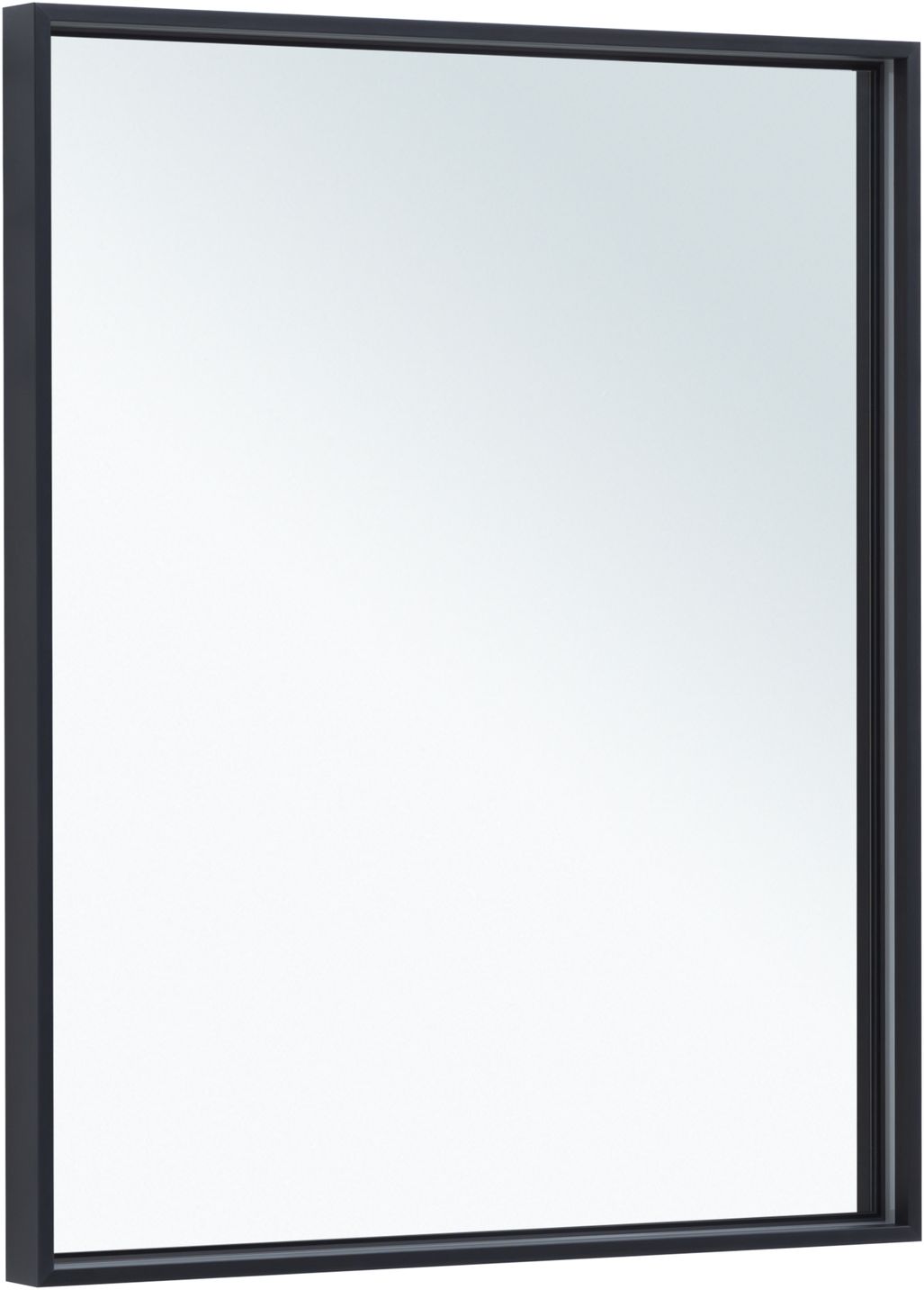 Зеркало подвесное Allen Brau Liberty 70x85 см с подсветкой черный 1.330013.BB