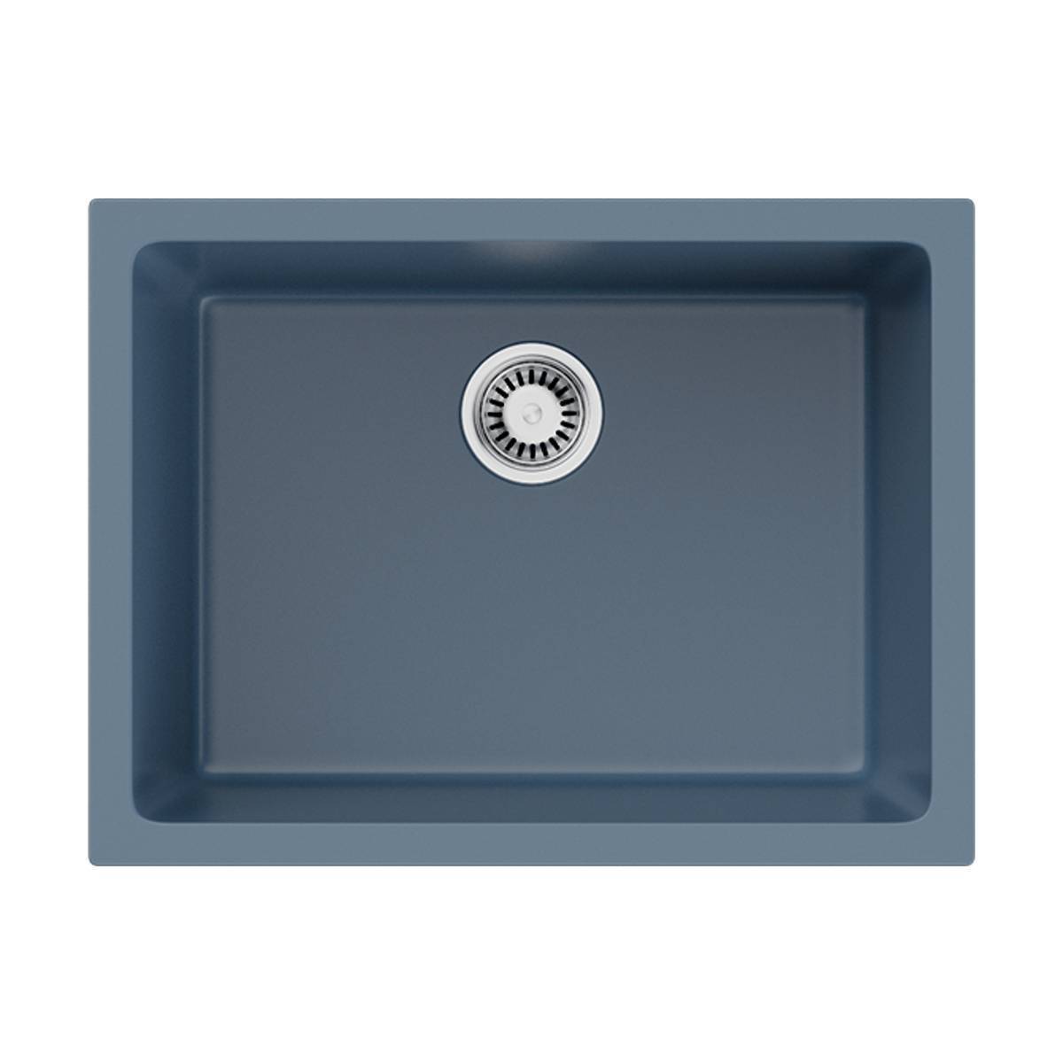 Кухонная мойка Omoikiri Okinoshima 61-U/I-SB Natceramic 61x46 см smoky blue 4997065