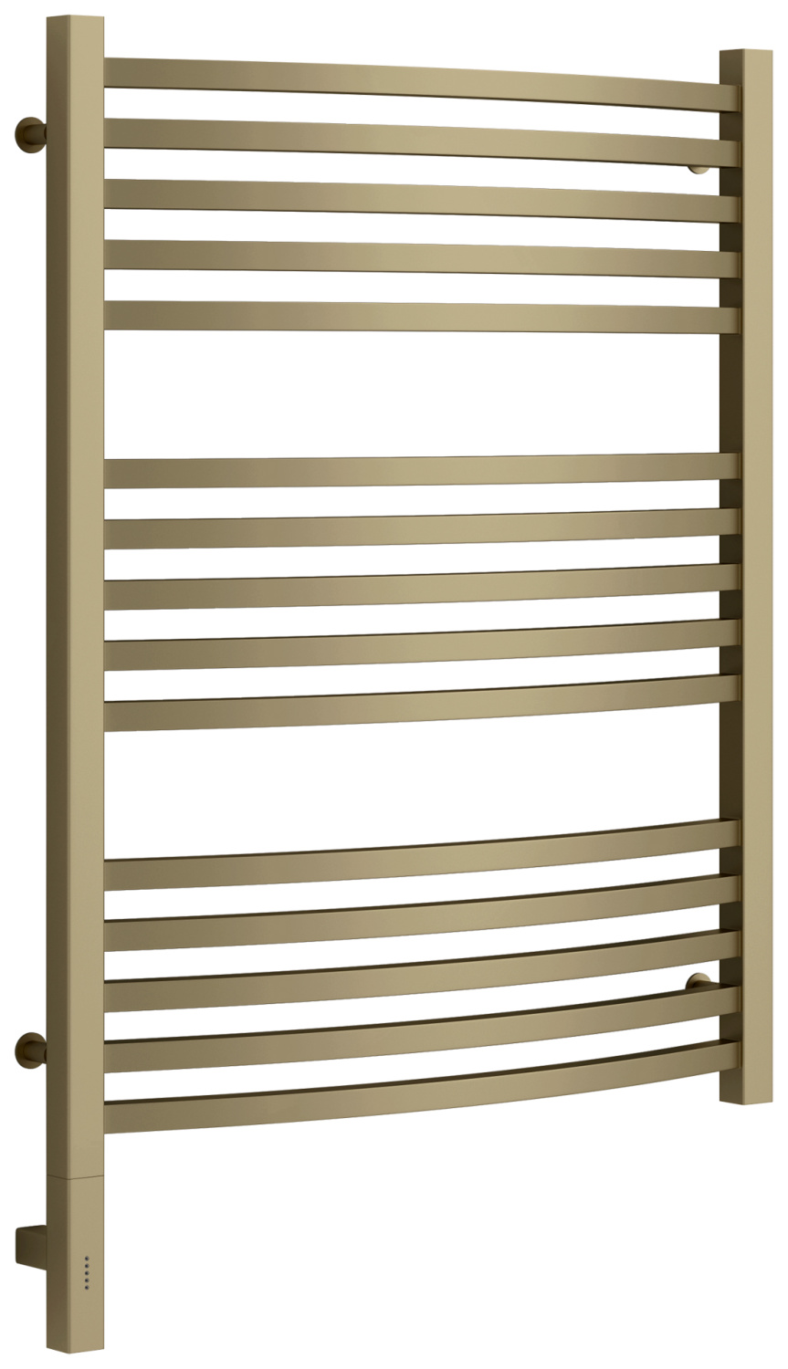 Полотенцесушитель электрический Сунержа Аркус 3.0 630x920 мм левое подключение золотой шёлк матовый 32-5704-8060