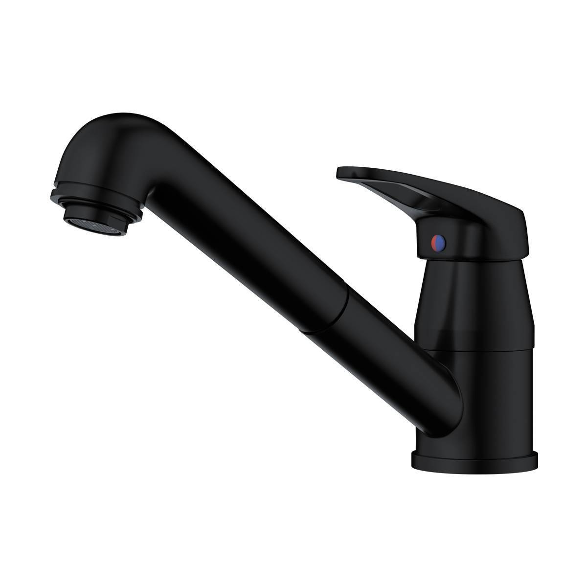 Смеситель для кухни Omoikiri Tateyama-S-GB с выдвижным изливом графит 4994365