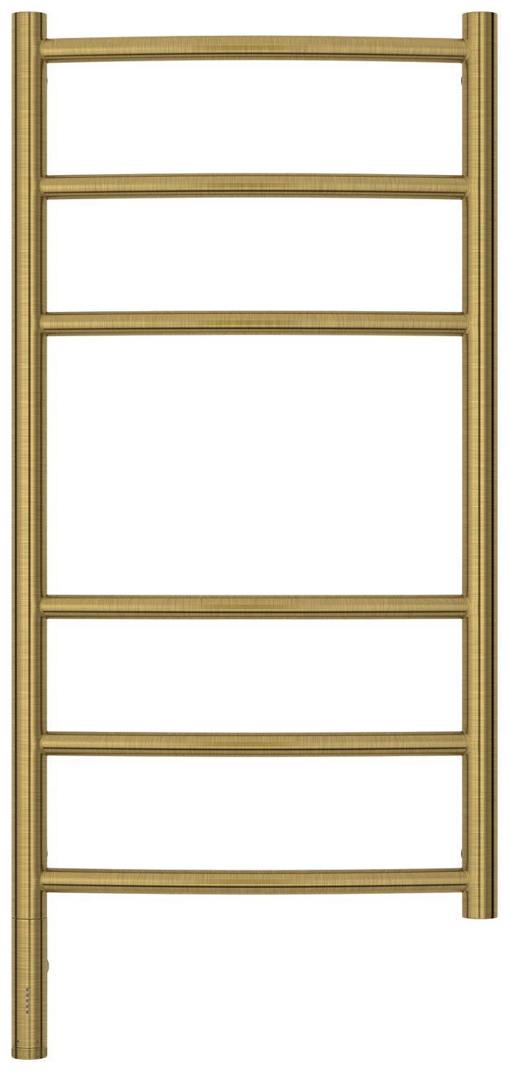 Полотенцесушитель электрический Сунержа Галант 3.0 432x924 мм левый состаренная латунь 051-5800-8040