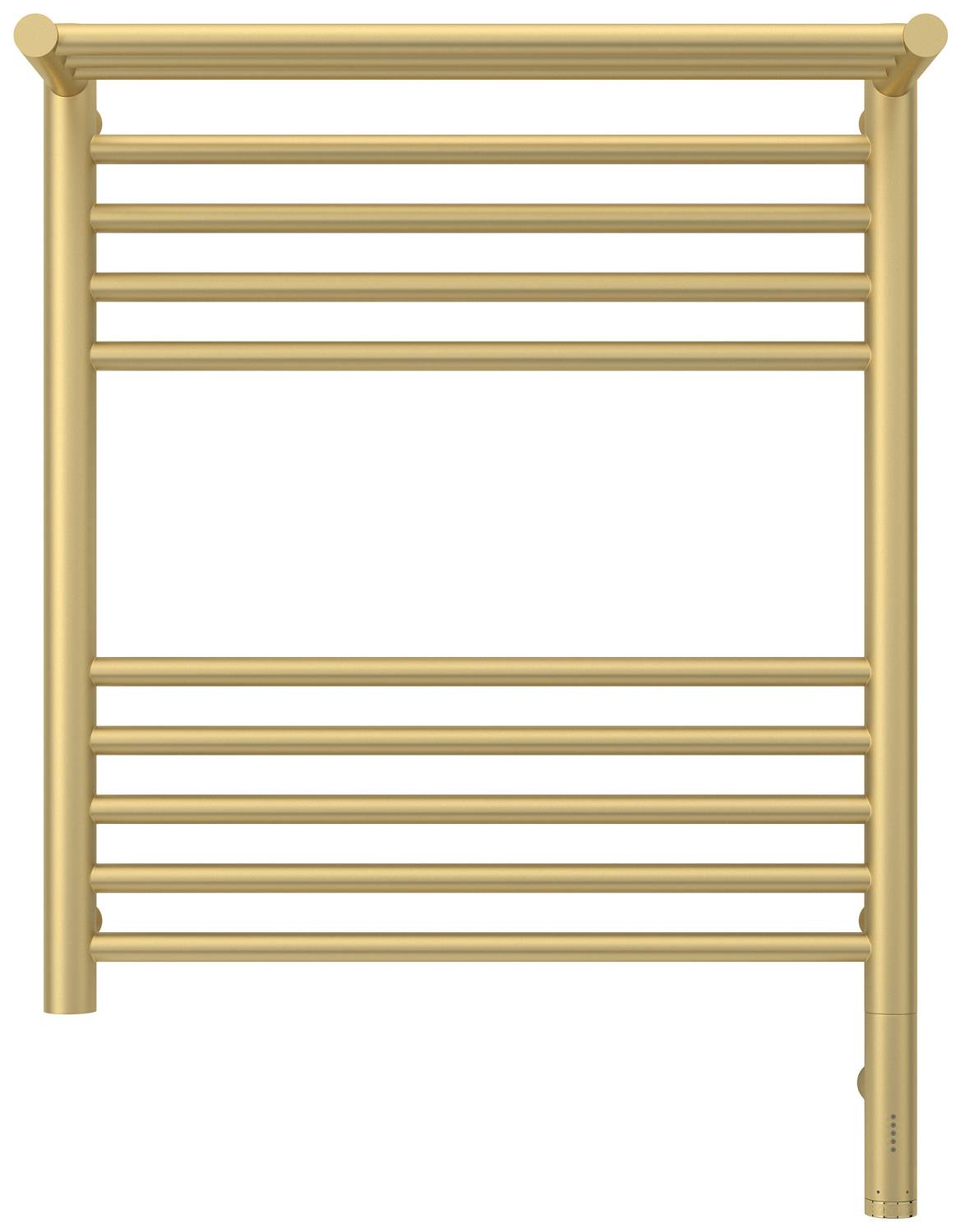 Полотенцесушитель электрический Сунержа Богема 3.0 с 1 полкой 532x724 мм правый матовая шампань 022-5807-6050