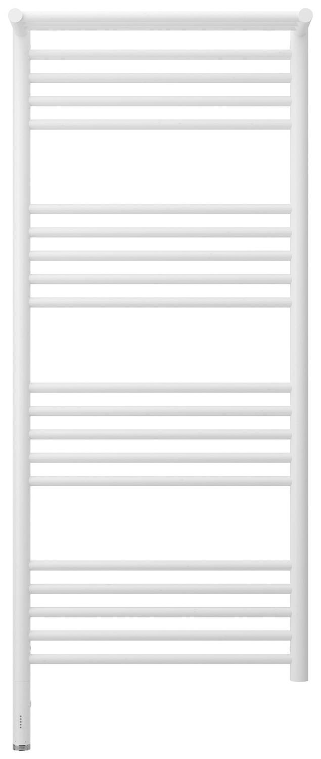 Полотенцесушитель электрический Сунержа Богема 3.0 с 1 полкой 532x1324 мм левый матовый белый 30-5806-1250
