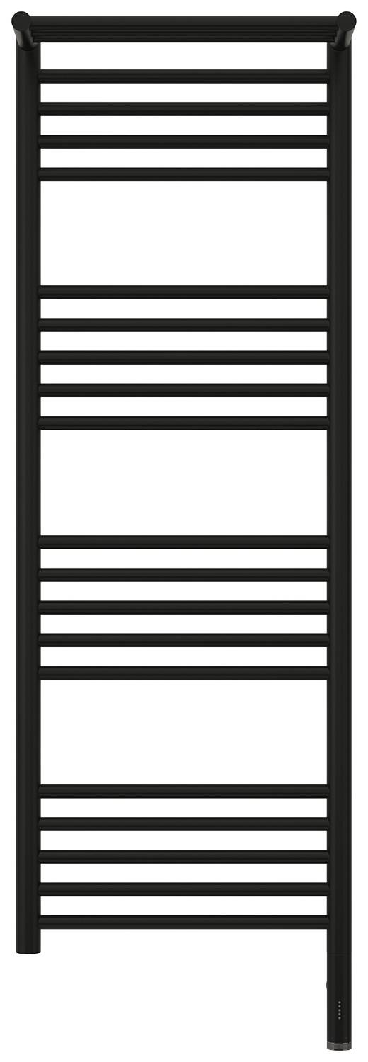 Полотенцесушитель электрический Сунержа Богема 3.0 с 1 полкой 40x120 см правый матовый черный 31-5807-1240