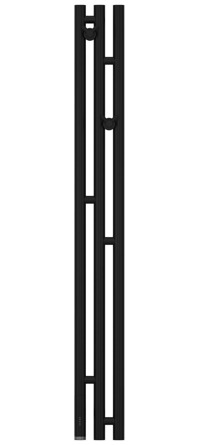 Полотенцесушитель электрический Сунержа Терция 3.0 13.8x120 см левый матовый черный 31-5844-1211