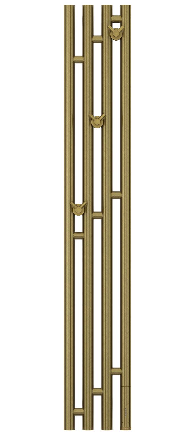 Полотенцесушитель электрический Сунержа Кантата 3.0 191x1200 мм правый состаренная бронза 05-5847-1216