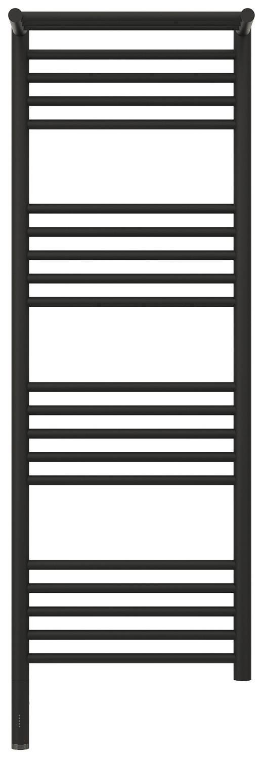 Полотенцесушитель электрический Сунержа Богема 3.0 с 1 полкой 432x1324 мм левый темный титан муар 15-5806-1240