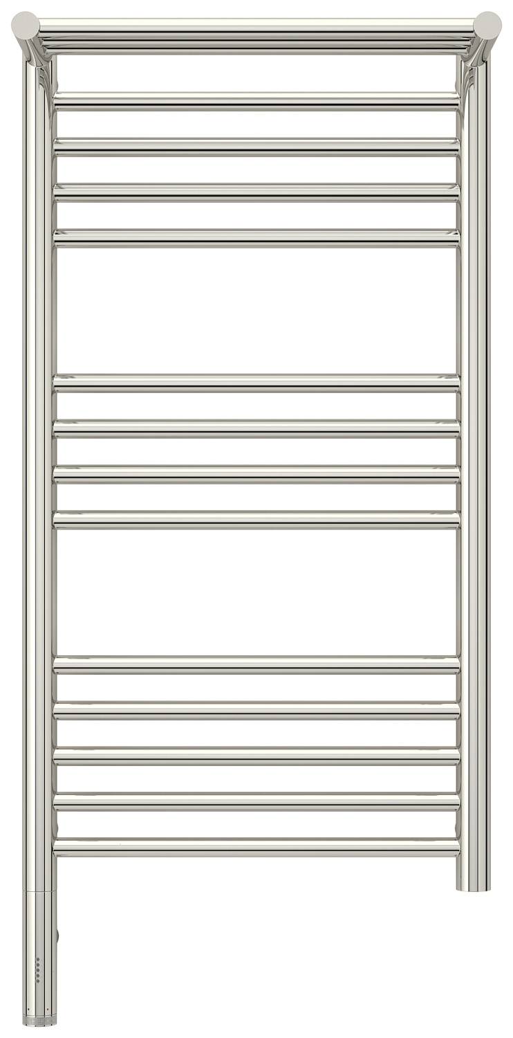 Полотенцесушитель электрический Сунержа Богема 3.0 с 1 полкой 432x924 мм левый без покрытия 00-5806-8040
