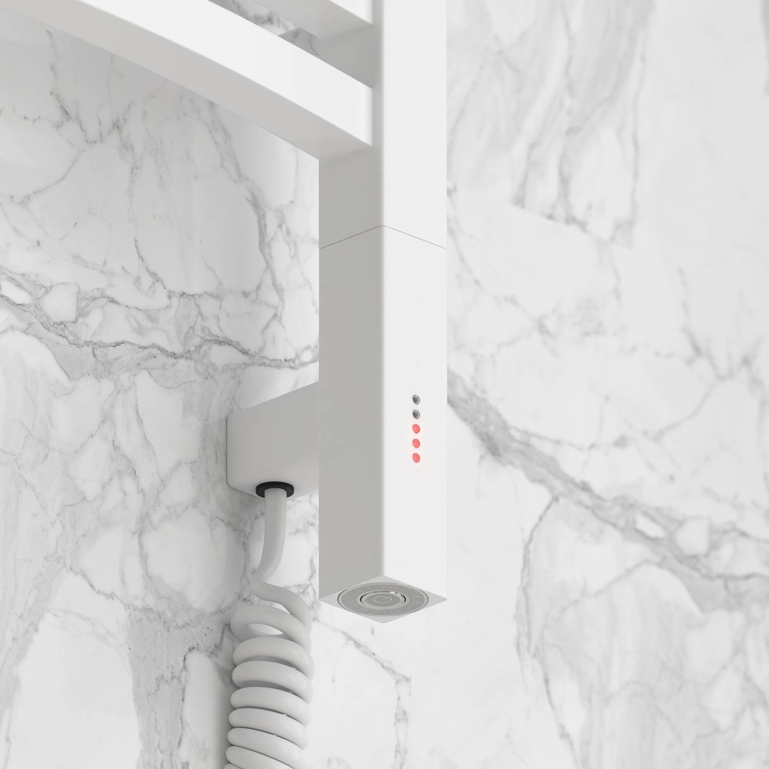 Полотенцесушитель электрический Сунержа Аркус 3.0 430x920 мм правое подключение матовый белый 30-5705-8040