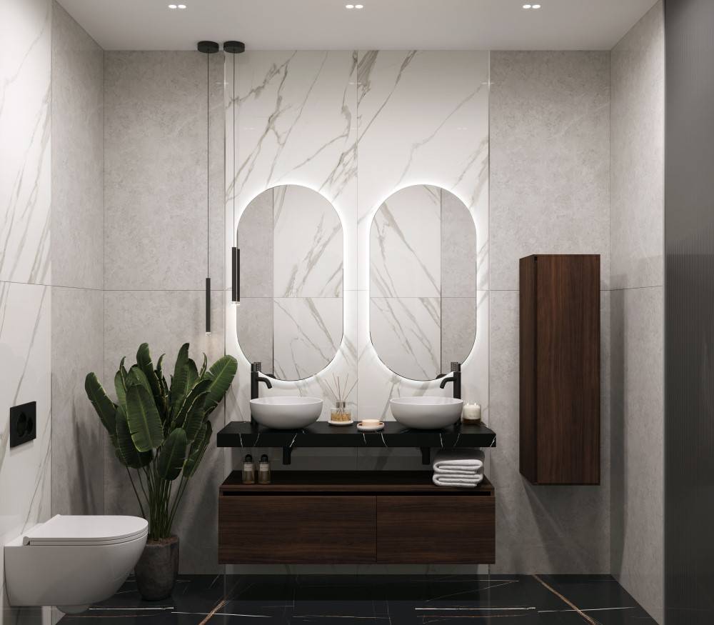 Столешница Armadi Art Flat 141х46х7 см nero 869-140-NM