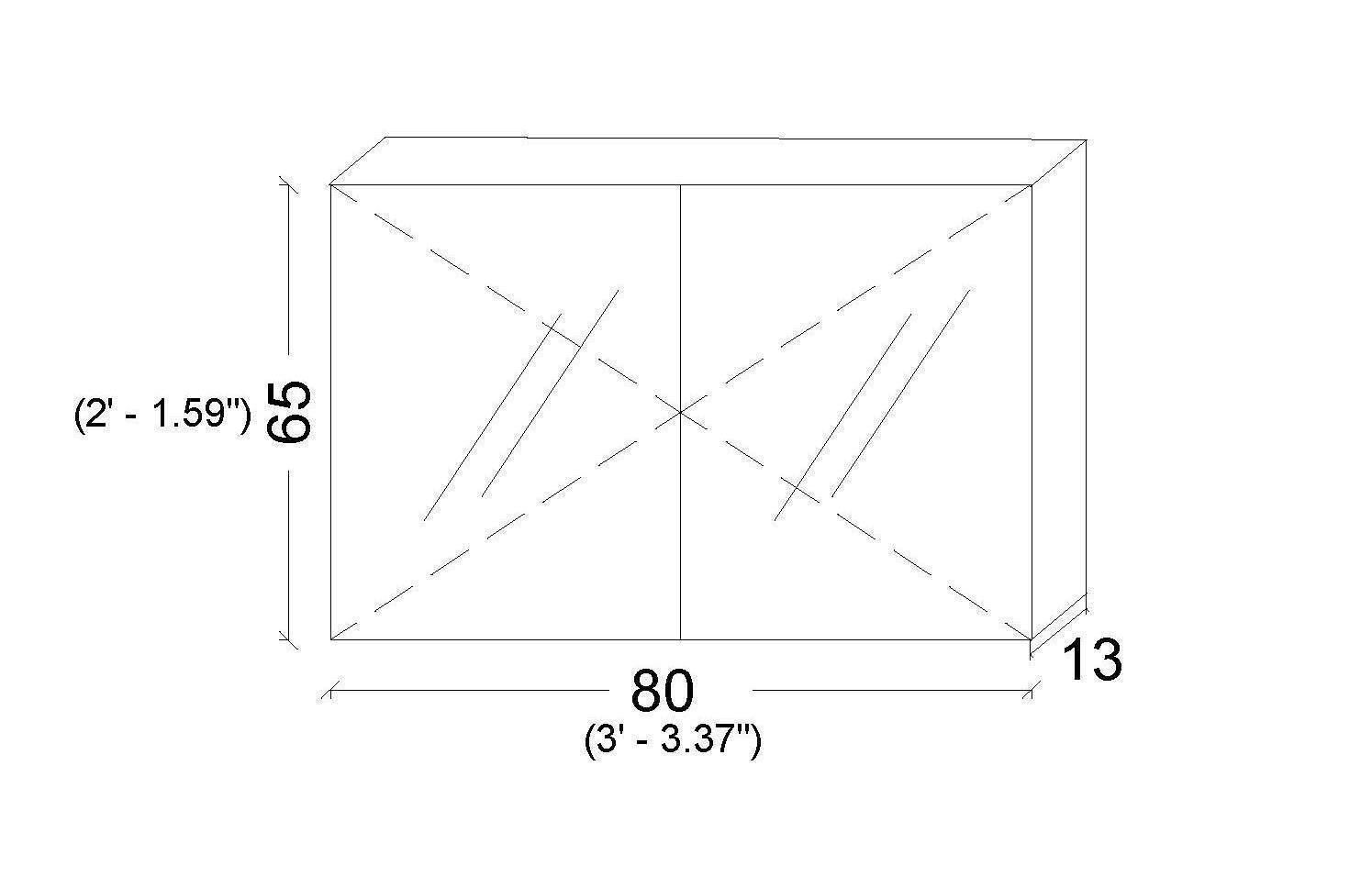 Зеркальный шкаф подвесной Armadi Art Vallessi 80х13х65 см с подсветкой антрацит матовый 547-A matt