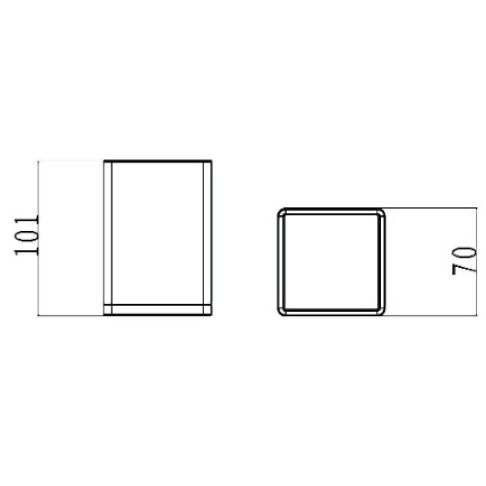Стакан для зубных щеток настольный Boheme Venturo хром/белый 10961-W-CR