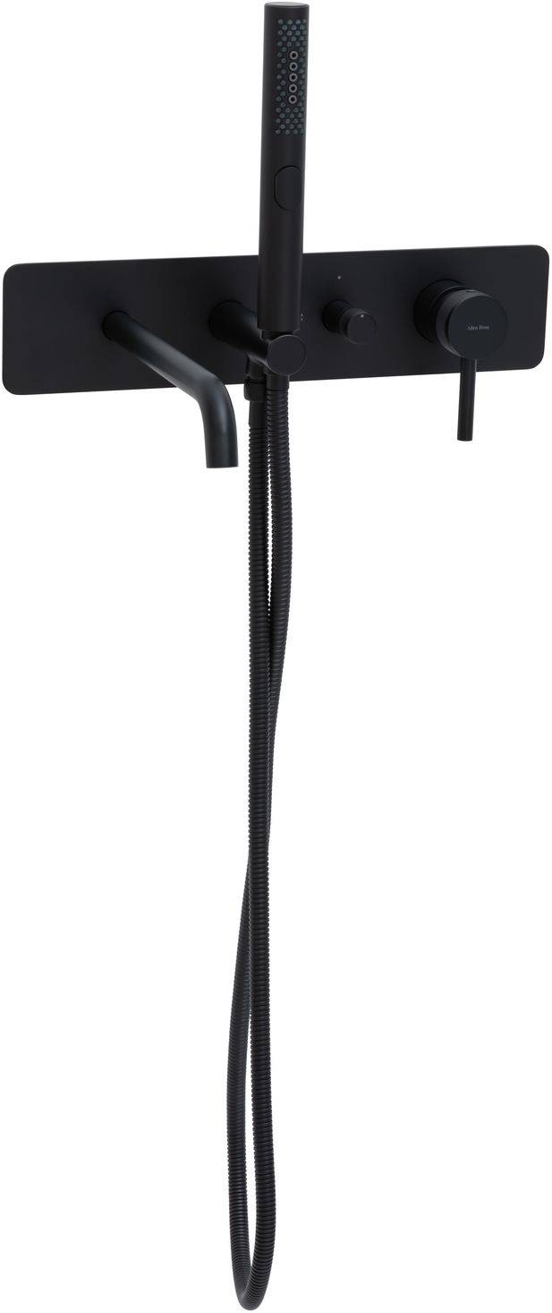 Смеситель для ванны Allen Brau Priority с внутренней частью черный 5.31A05-31