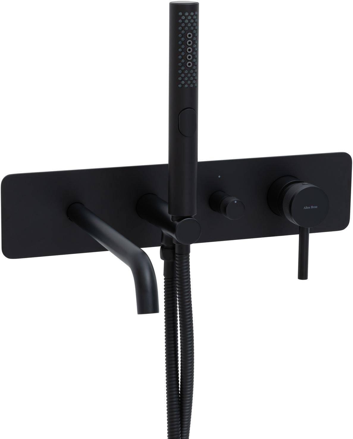 Смеситель для ванны Allen Brau Priority с внутренней частью черный 5.31A05-31