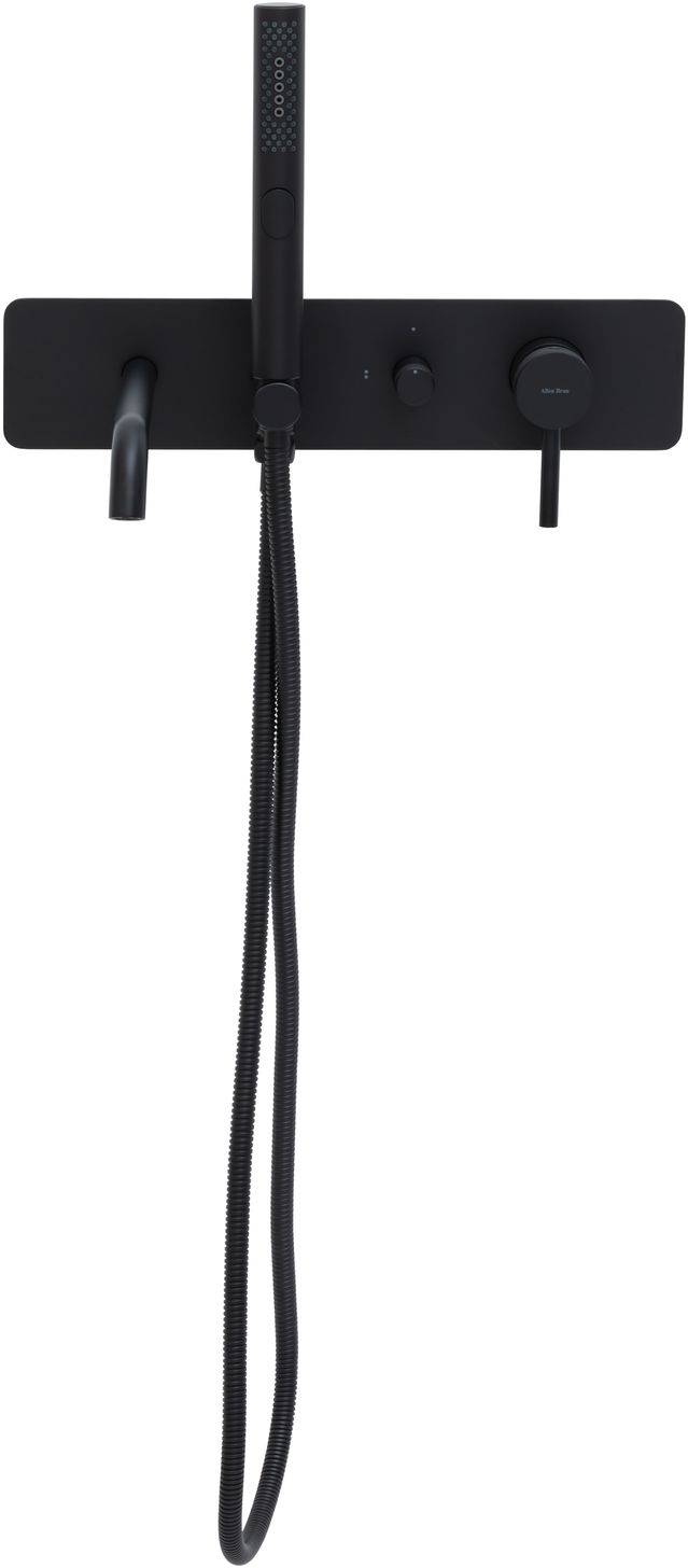 Смеситель для ванны Allen Brau Priority с внутренней частью черный 5.31A05-31