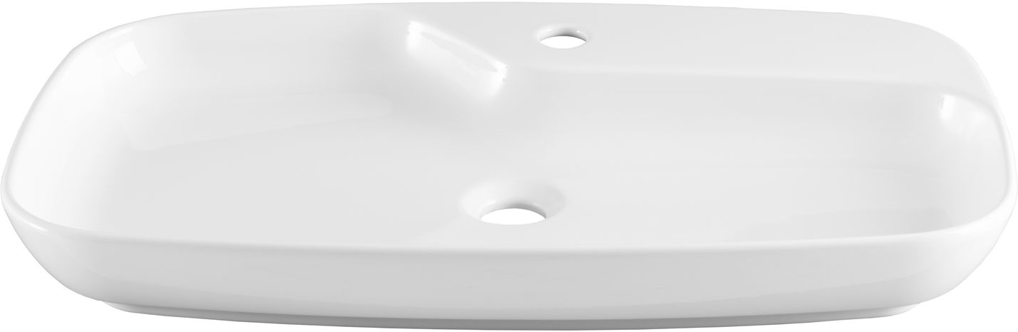 Раковина-чаша Allen Brau Liberty 70x43x9 см с 1 отверстием белая 4.32011.20