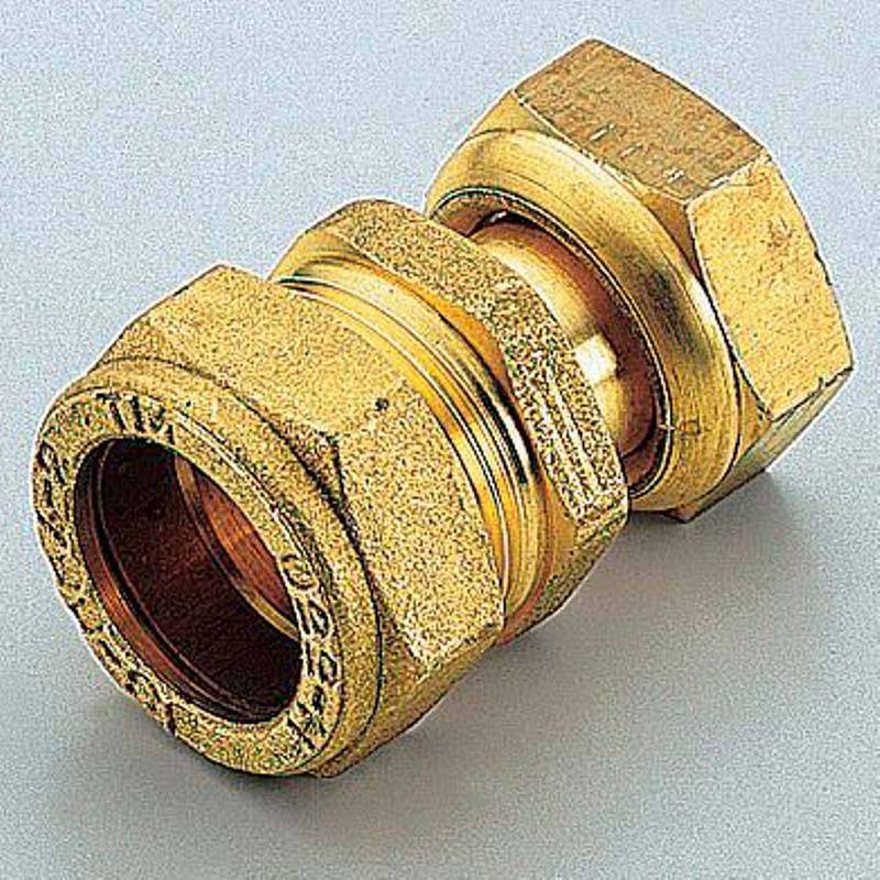 Муфта обжимная с накидной гайкой Tiemme 15х1/2 1100119