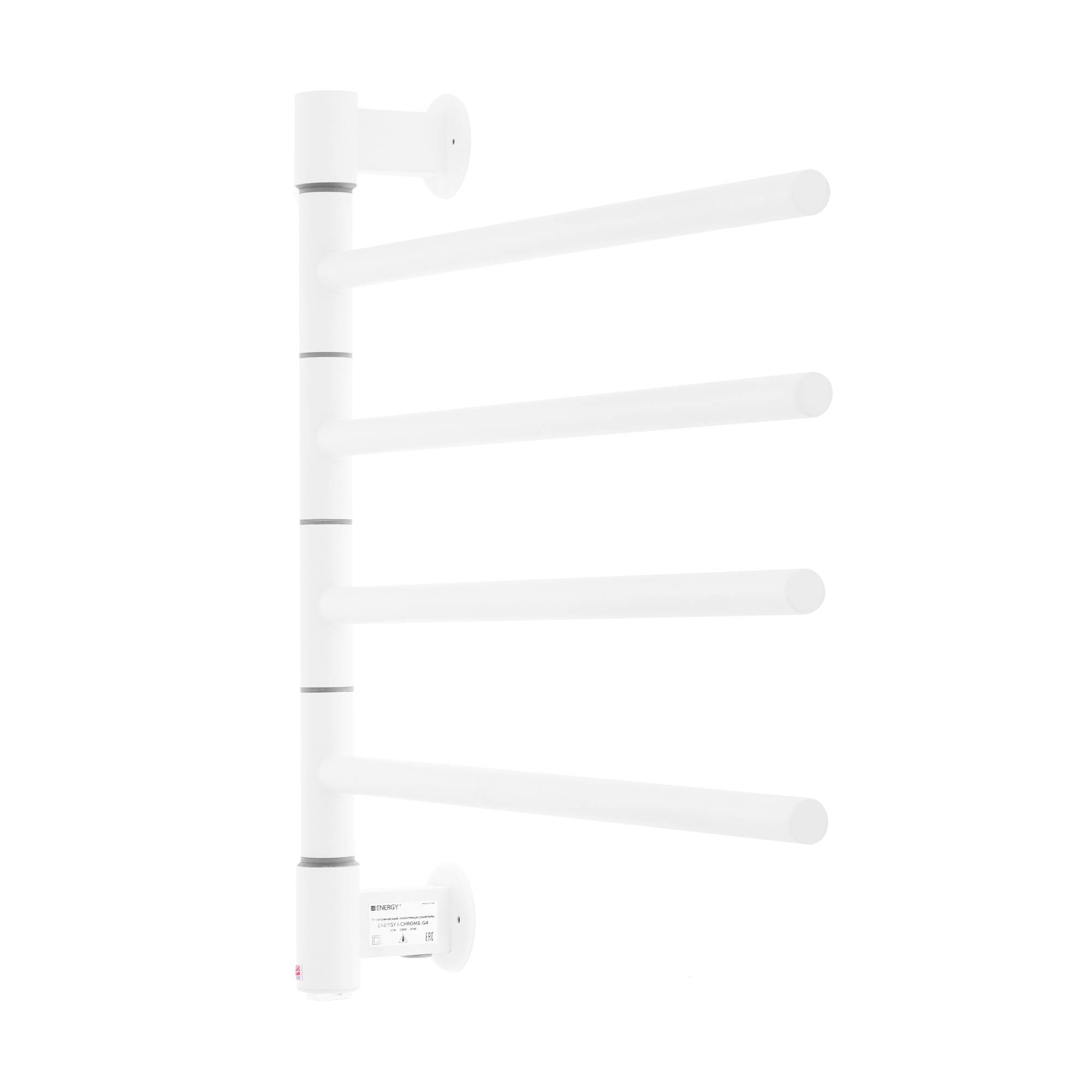 Полотенцесушитель электрический Energy I chrome G4 RAL 9003 EETR00IG400000R903M
