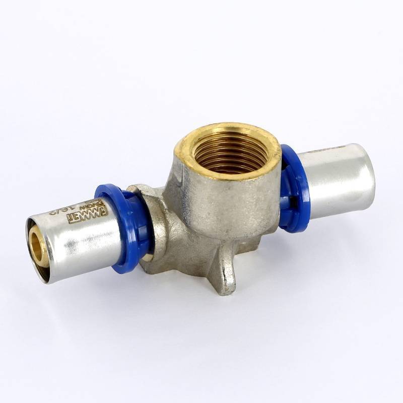 Водорозетка пресс-В проходная EMMETI Gerpex 16х1/2х16 28101620