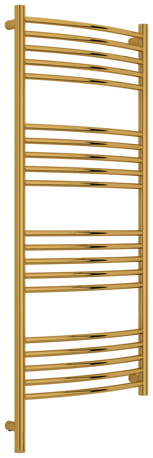 Полотенцесушитель электрический Сунержа Богема 3.1 выгнутая 500х1200 мм левое подключение золото глянец 03-6002-1250