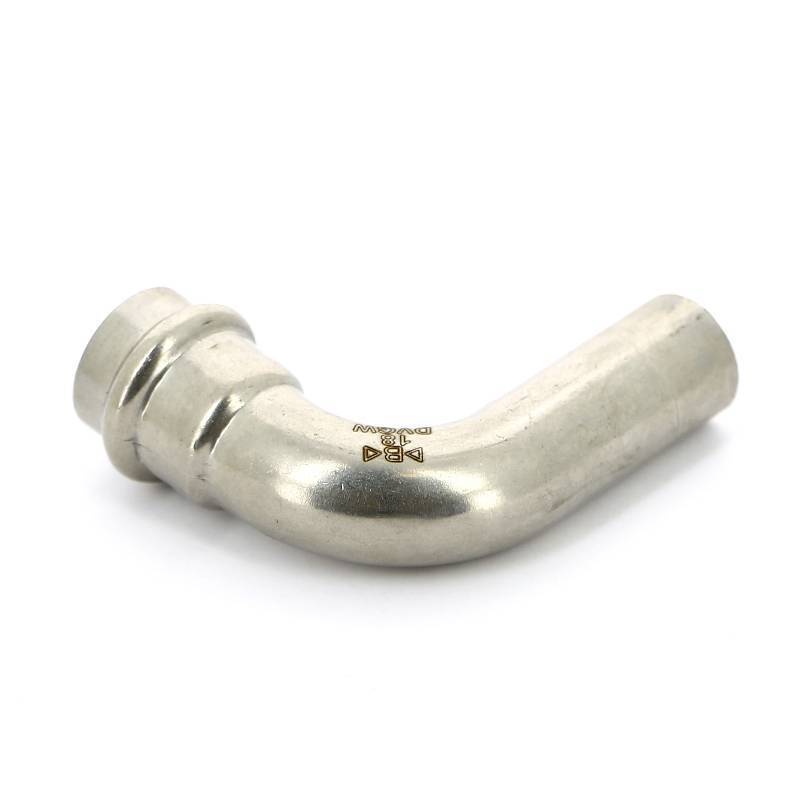 Угольник-вставка 45° пресс IBP >B< Press Inox 18 мм нержавеющая сталь PS5040 0180000