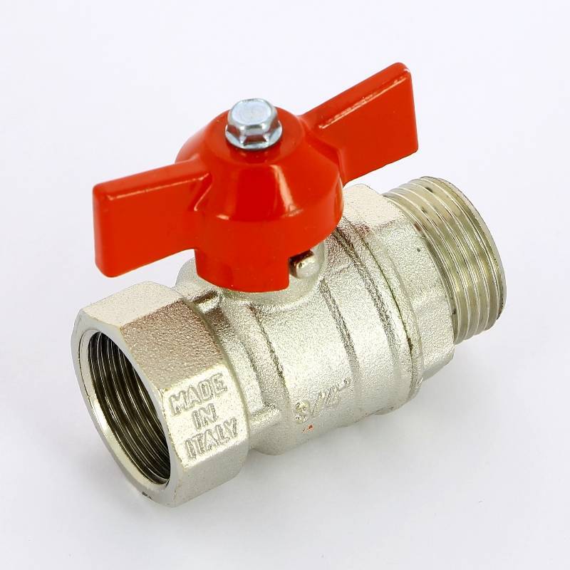 Кран шаровой Uni-Fitt VIVO 3/4 НВ бабочка 101T3000