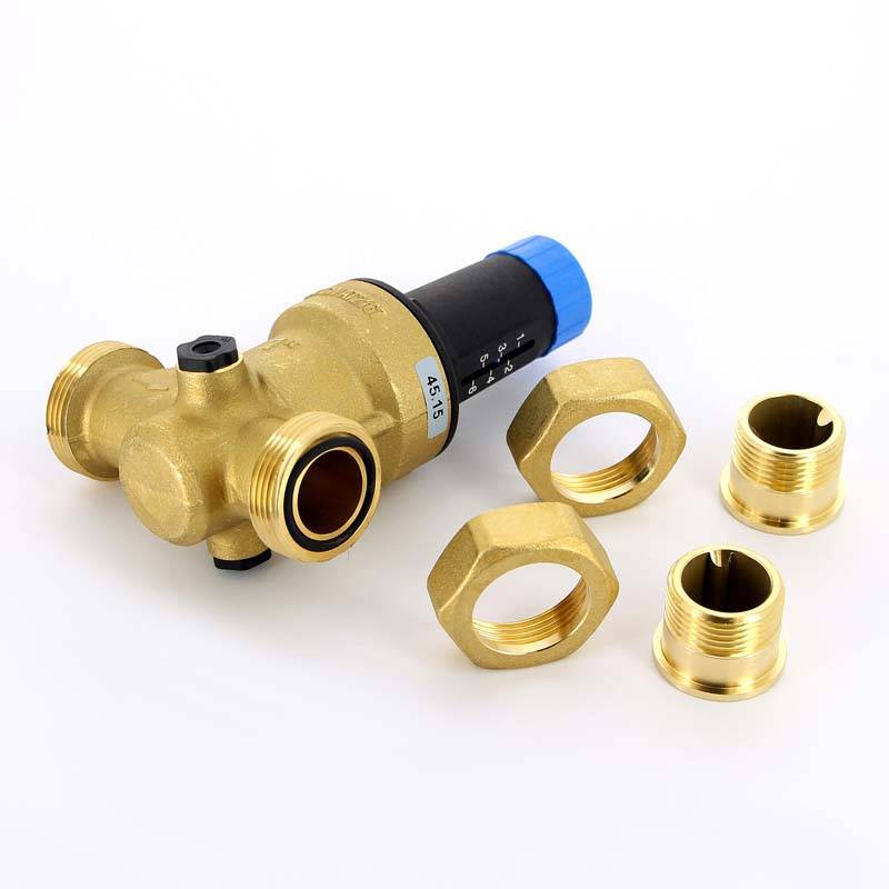 Редуктор давления Watts DRV 1 1.5-6.5 бар PN25 с отверстием под манометр 10015772