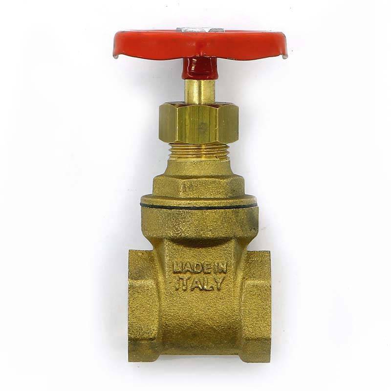 Задвижка клиновая латунная Uni-Fitt 1/2 ВВ PN10 140G2000