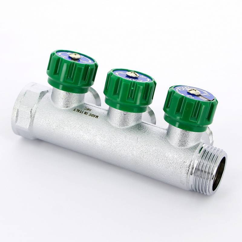 Коллектор проходной FAR 3 выхода 1 x 3/4 HP-BP Евроконус 45 мм FK 3822 134