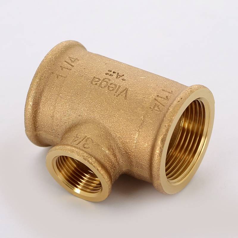 Тройник бронзовый Viega 1 1/4x3/4x1 1/4 ВР 650742