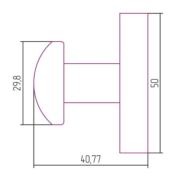 Крючок настенный Сунержа Сфера L 50 золото 03-3006-0000