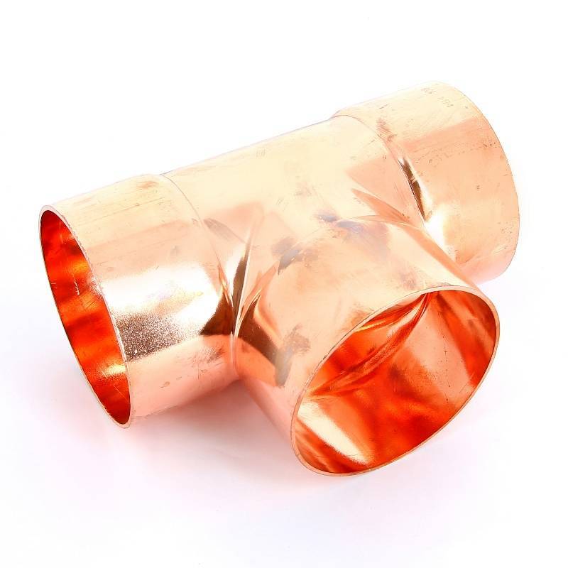 Тройник медный под пайку Viega 108 мм 151003