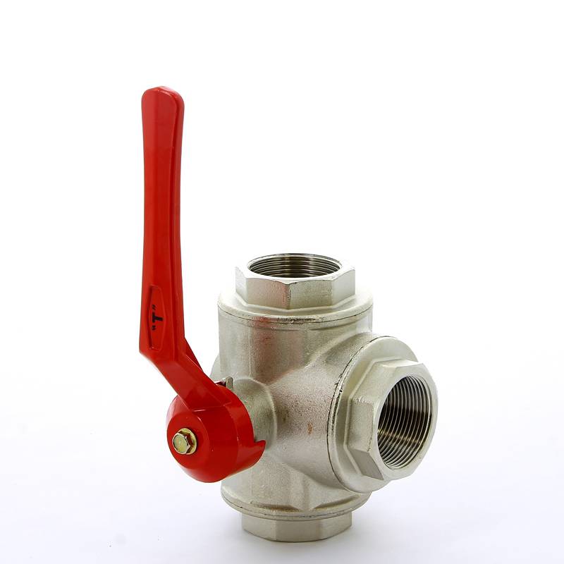 Кран шаровой трехходовой ITAP 128 T-порт рычаг 1 1/2 ВВ 1280112T