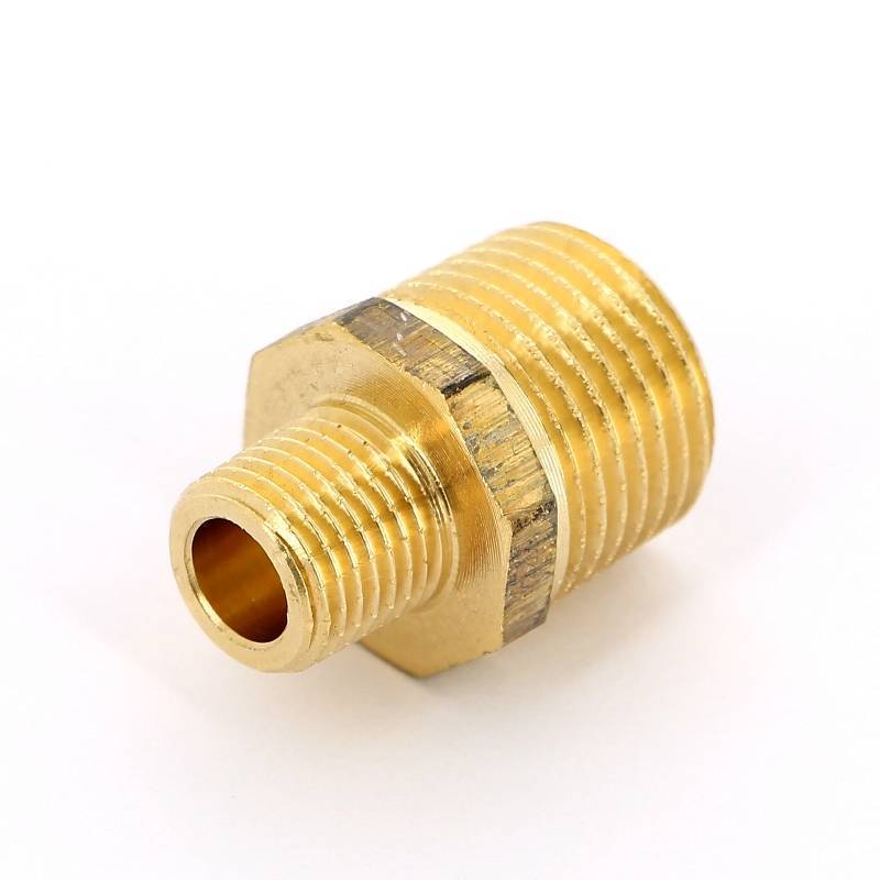 Ниппель переходной Viega 1/2 x 1/4 наружная резьба бронза 319526