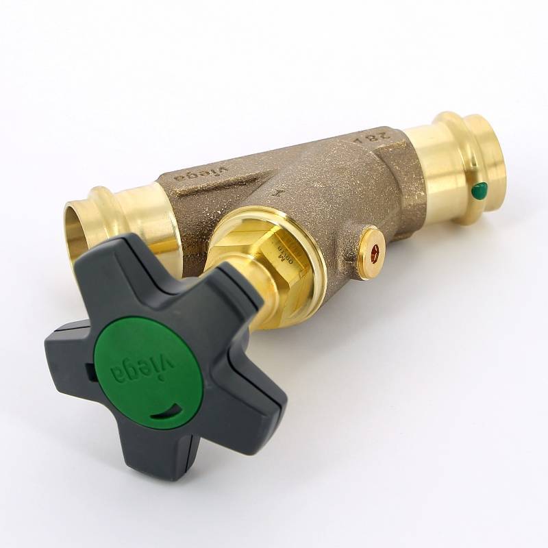 Вентиль наклонный полнопроходной Viega Easytop с SC-Contur 25 756895