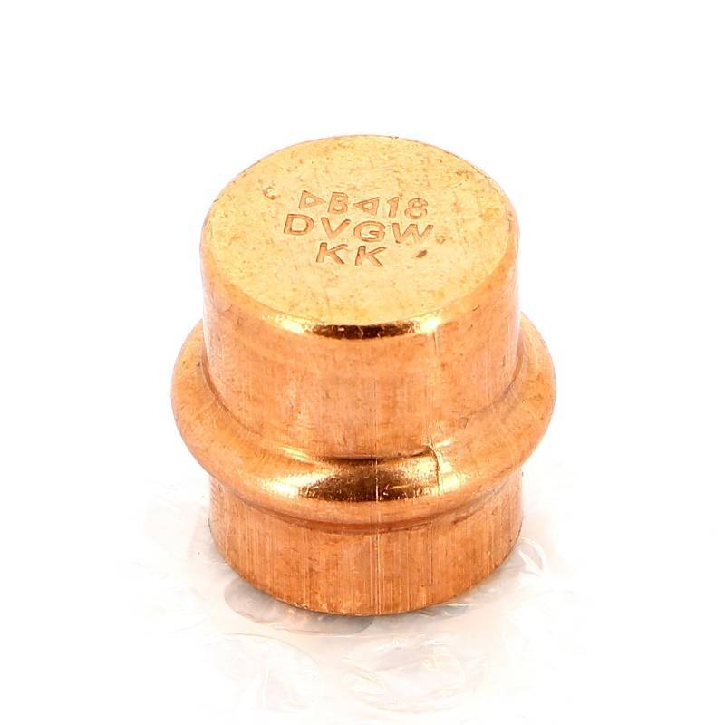 Заглушка пресс IBP 18 мм медь P5301 01800000