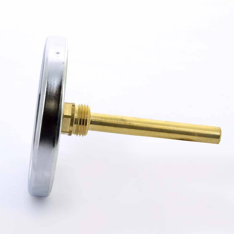 Термометр биметаллический Watts F+R801 100 мм 0-160 °C погружной гильза 100 мм 10006079