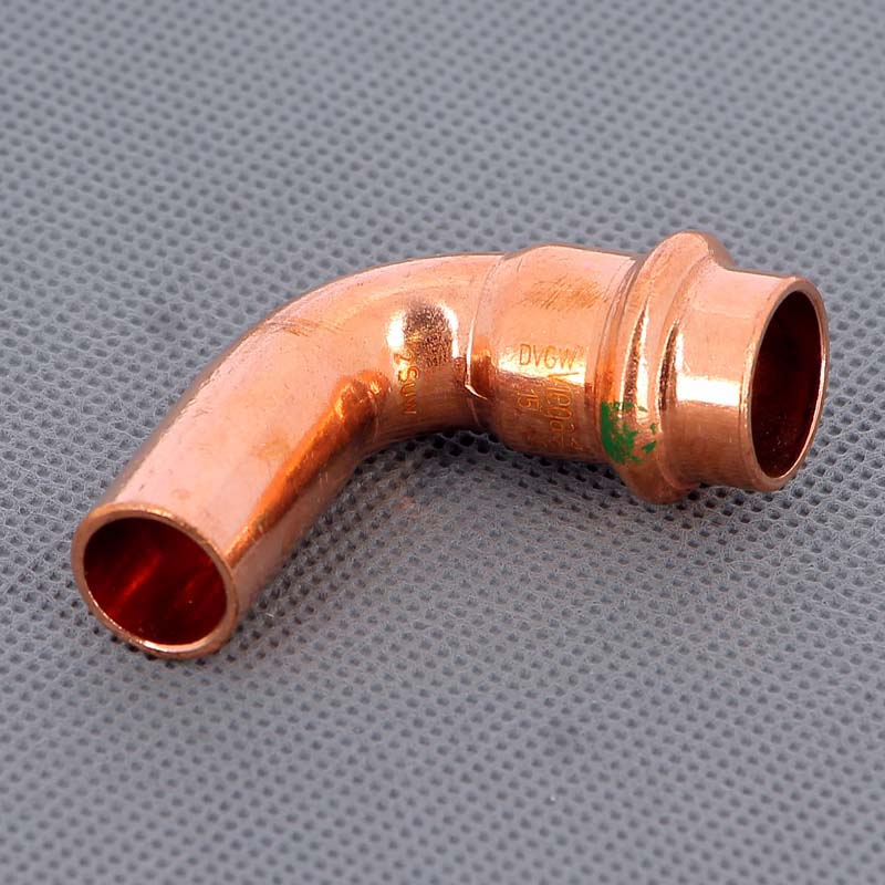 Угол-вставка 90° пресс Viega Profipress 15 мм медь 291662